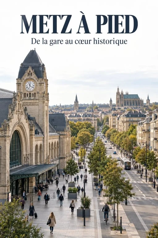 Visiter Metz à pied de la gare au centre historique et au quartier impérial