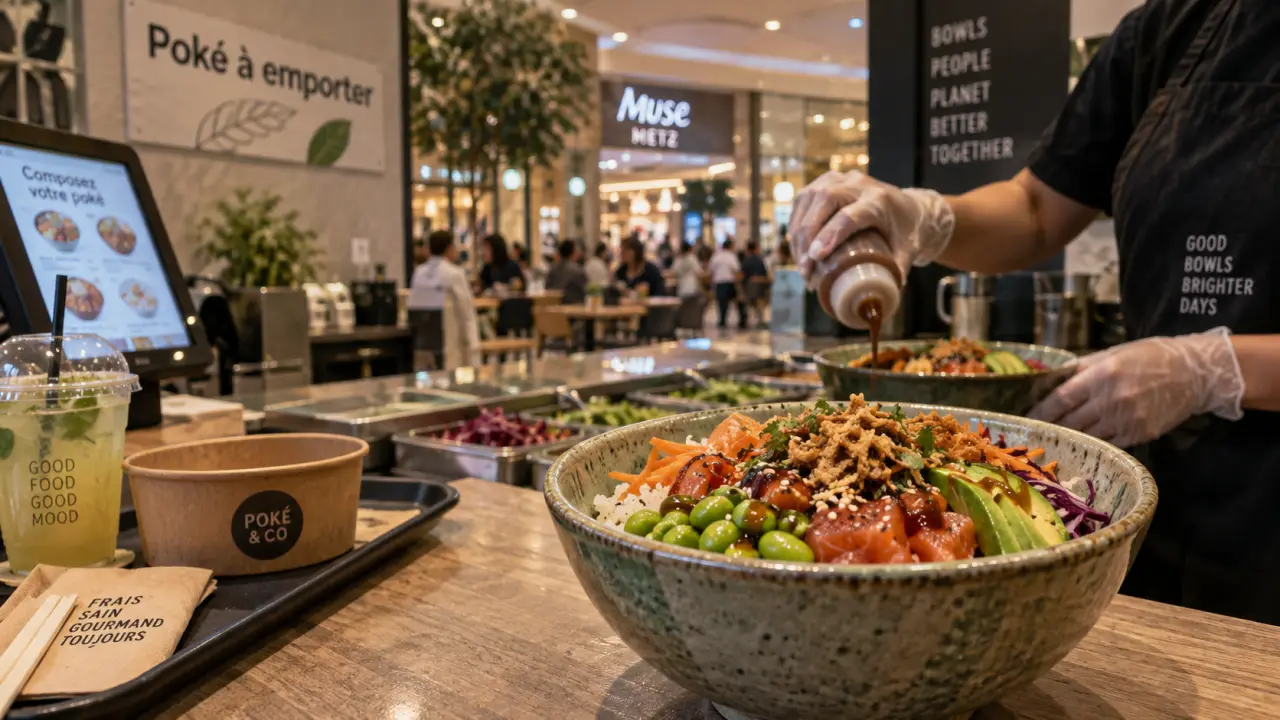 Restaurant muse metz : poké bowl à emporter dans un restaurant