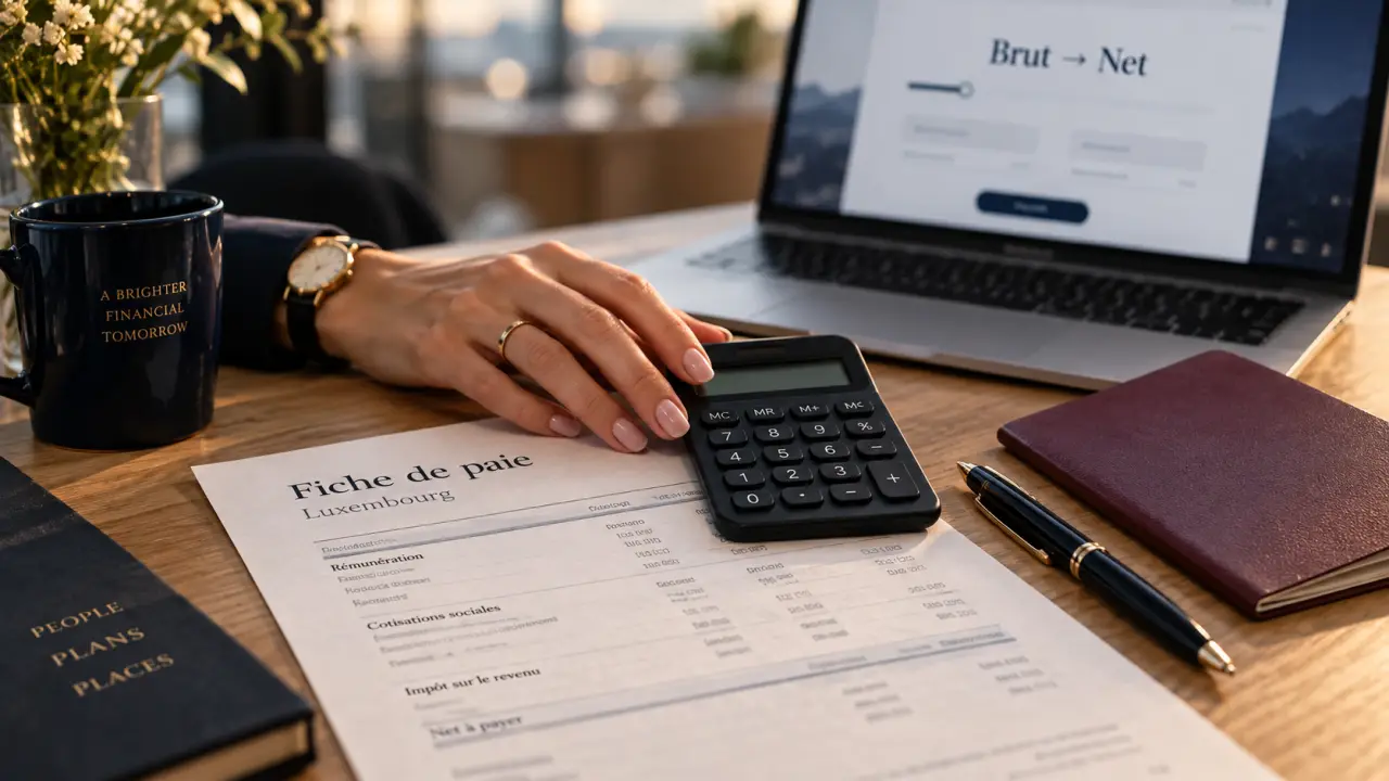 Salaire brut net Luxembourg frontalier : cotisations et impôt
