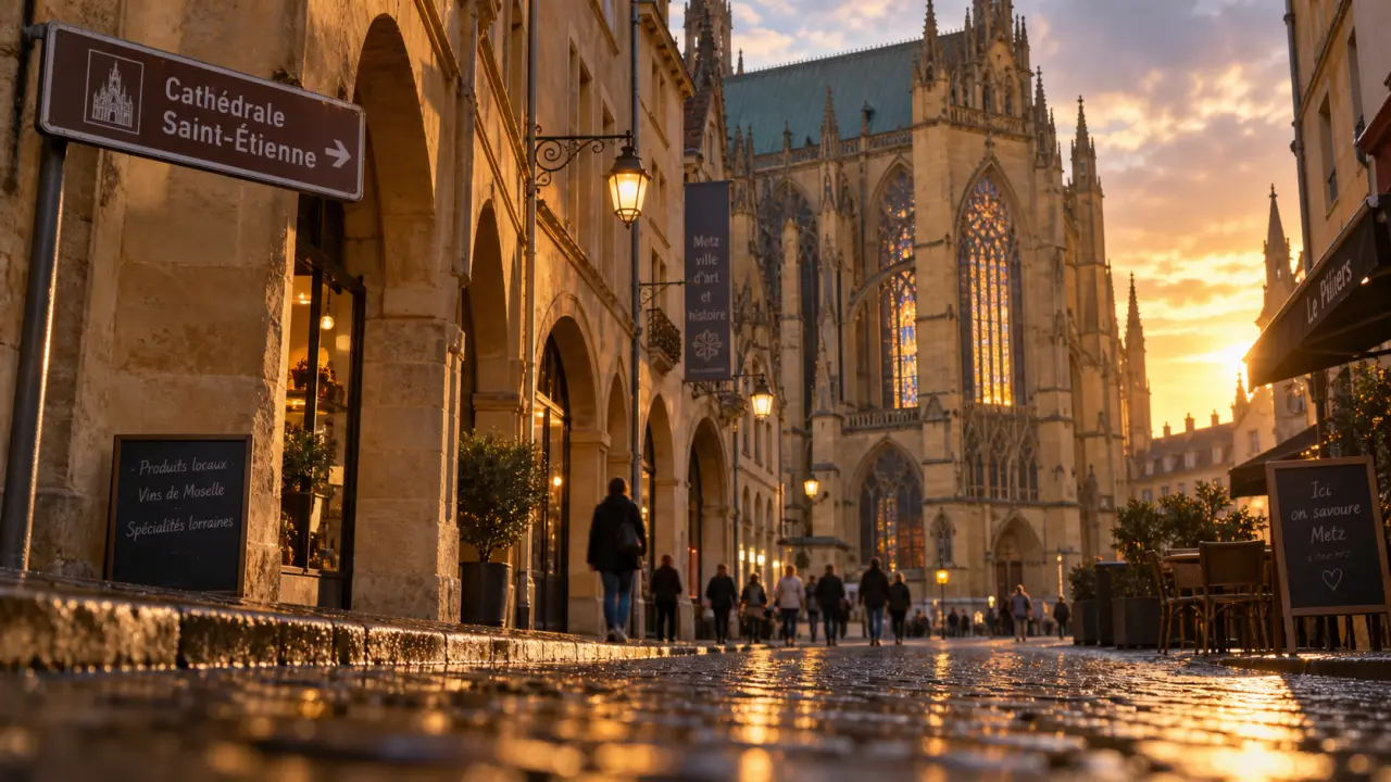 Visiter Metz : cathédrale Saint-Étienne, centre historique, pierre de Jaumont