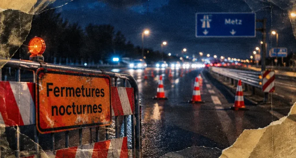 A4 près de Metz : fermetures nocturnes de bretelles dès lundi