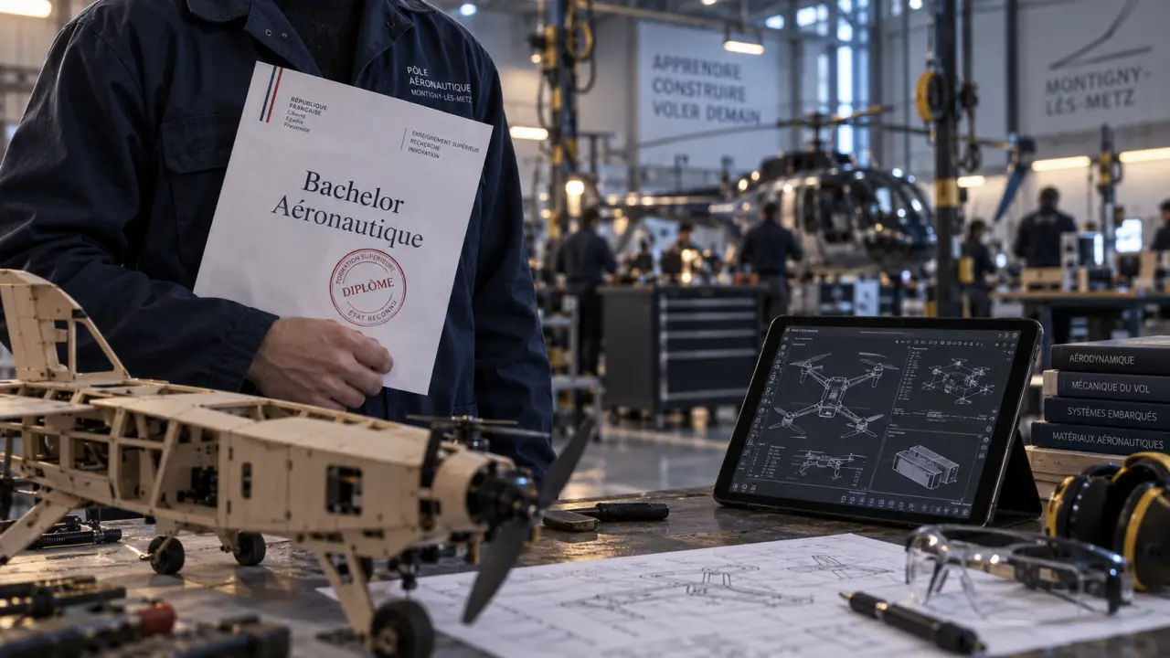 Jean XXIII lance son bachelor aéronautique à Montigny-lès-Metz