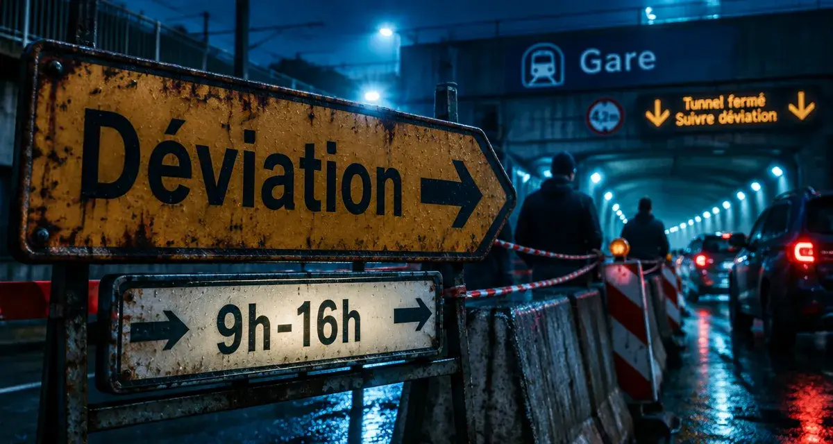 Fermeture du tunnel de la gare de Metz : les détails des travaux à venir