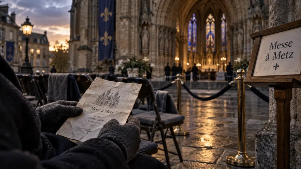 Emmanuel Macron attendu à la messe du pape à la cathédrale de Metz
