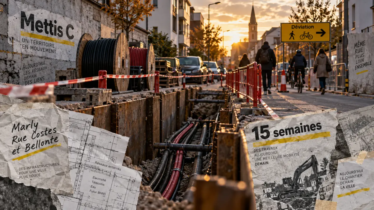 Marly : 15 semaines de travaux rue Costes et Bellonte dès le 19 octobre