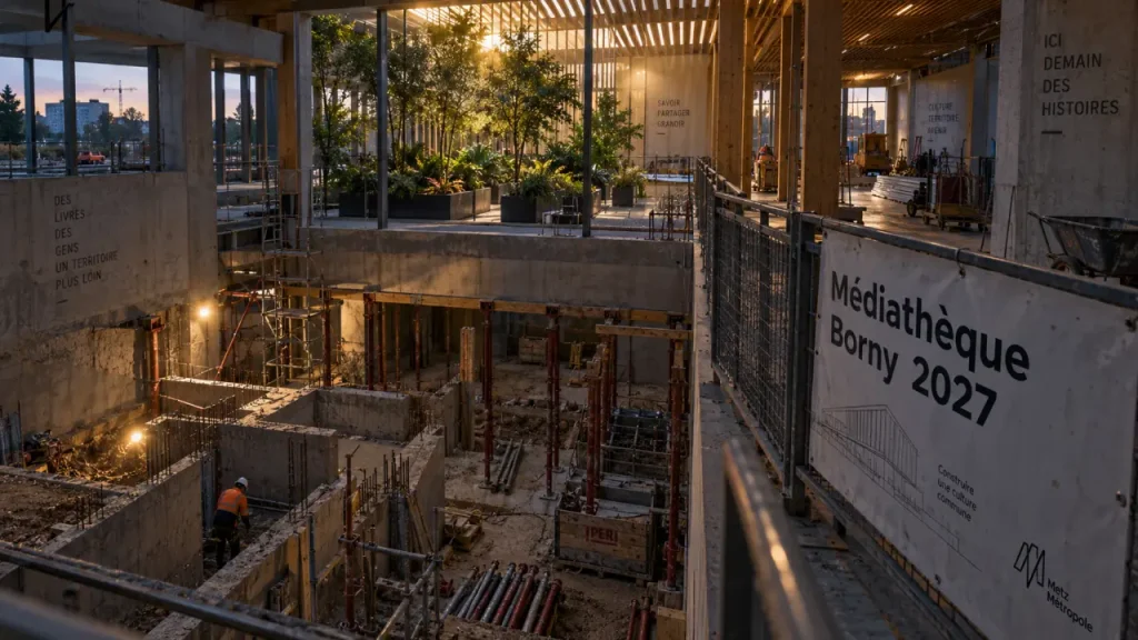 À Metz-Borny, la nouvelle médiathèque attendue pour l’automne 2027