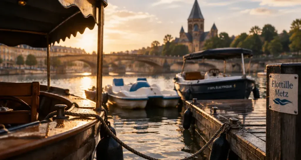 À Metz, la canicule freine aussi les sorties touristiques sur la Moselle