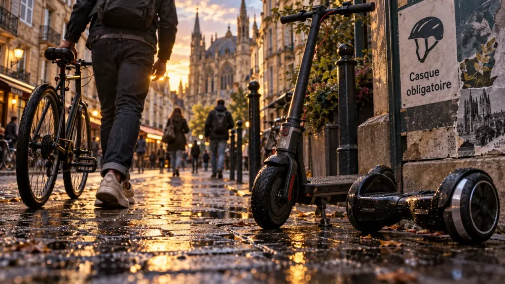 Metz : casque obligatoire pour certains engins et pied à terre au centre-ville