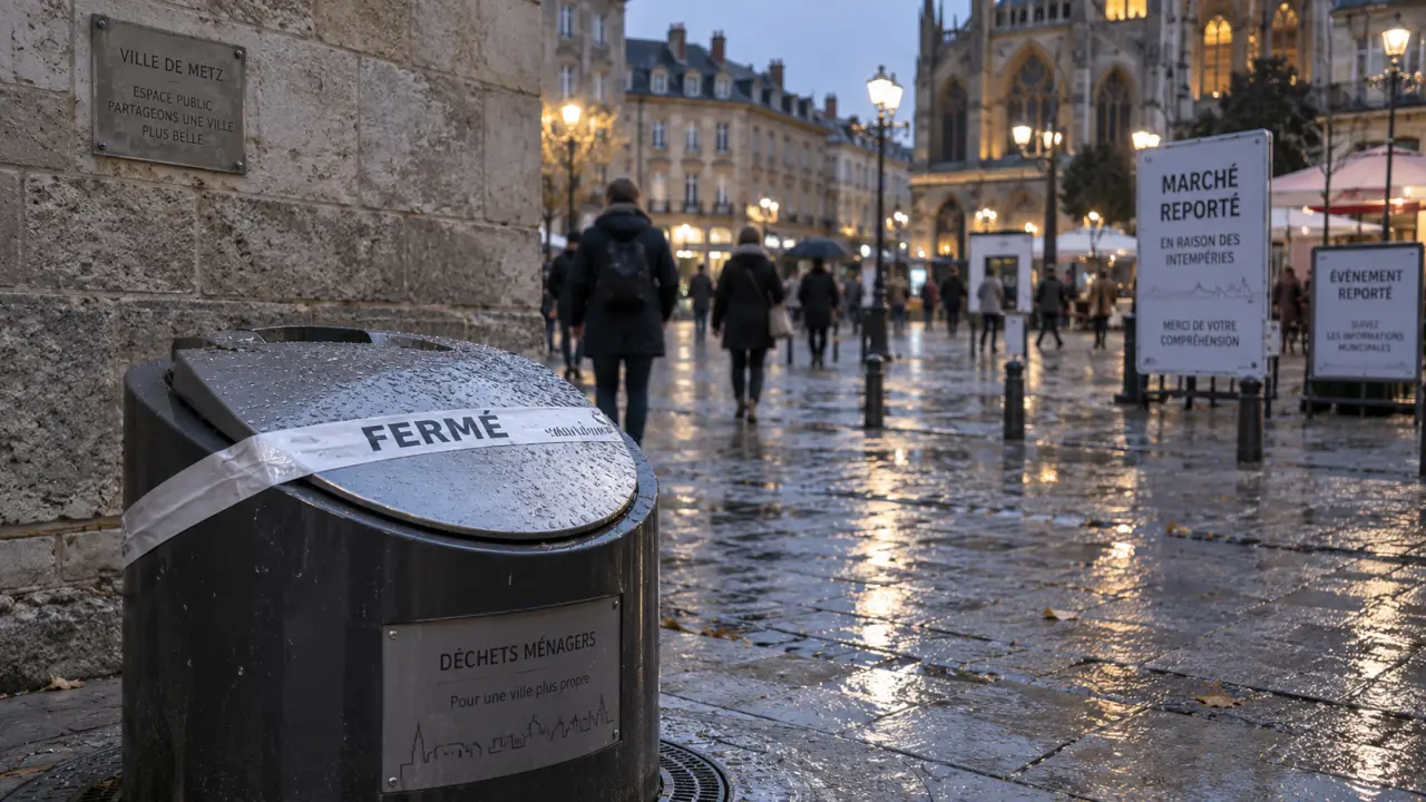 À Metz, plusieurs points de collecte fermés du 23 au 29 septembre