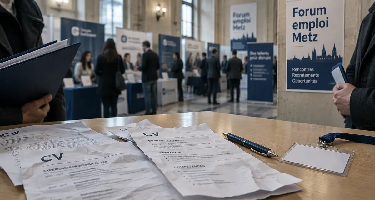 Metz : plus de 1 000 offres au forum de l’emploi ce mardi