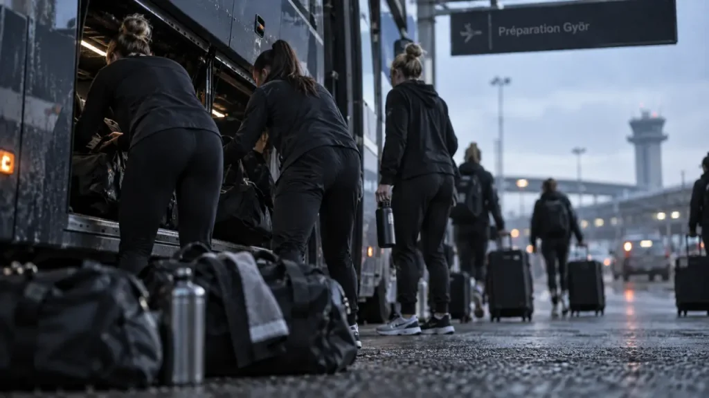 Metz Handball à Györ avec un groupe presque au complet