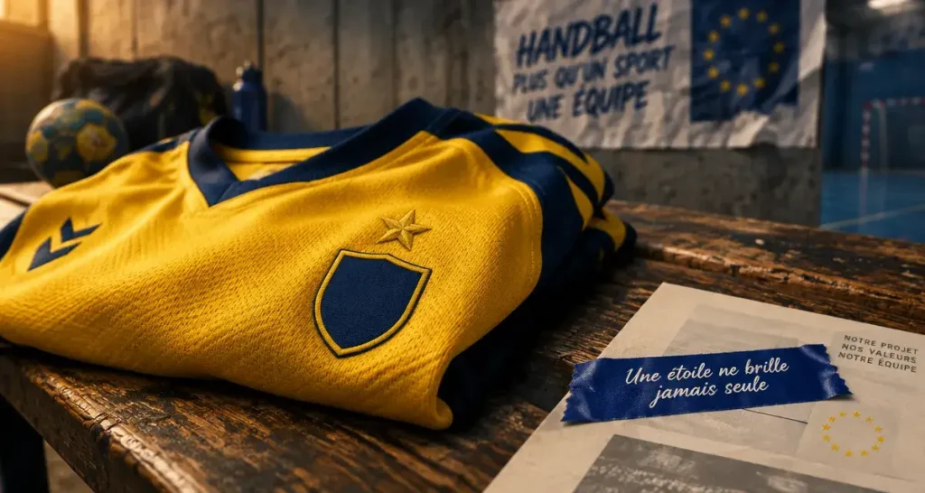 Metz Handball dévoile son nouveau maillot avec l’étoile européenne