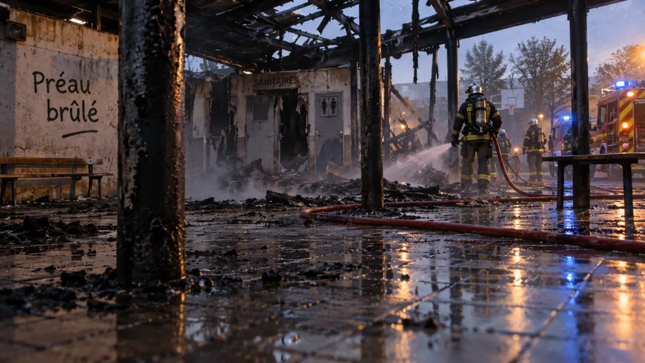 Metz : le préau du collège François-Rabelais détruit par un incendie