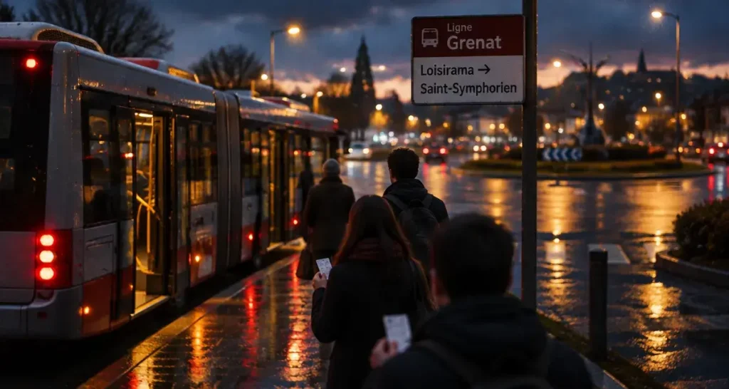 Metz : la ligne Grenat vers Saint-Symphorien part de Loisirama