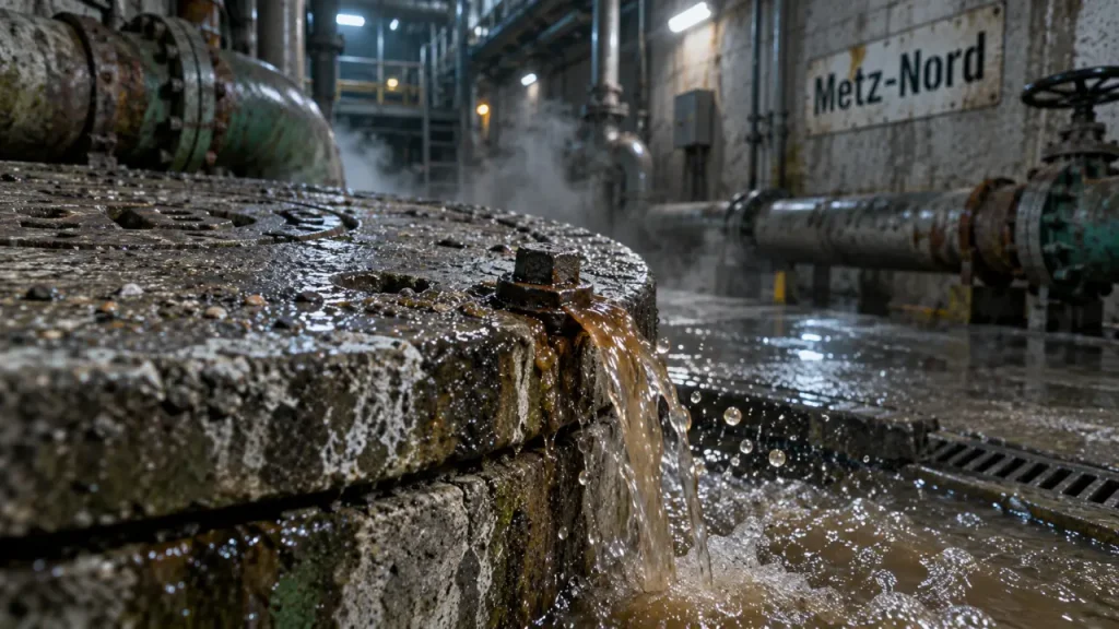 À Metz, le parcours des eaux usées jusqu’à l’usine de traitement Metz-Nord