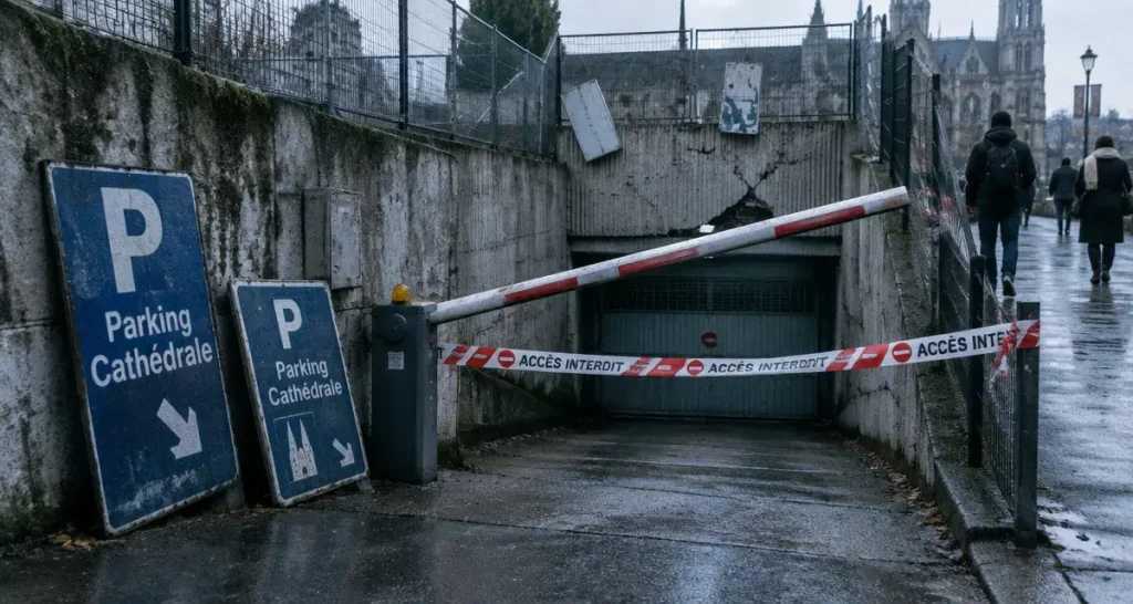 Metz : le parking Cathédrale fermé au moins jusqu’en 2030