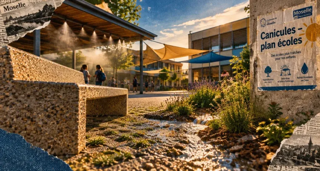 Montigny-lès-Metz adapte ses écoles face aux prochaines canicules