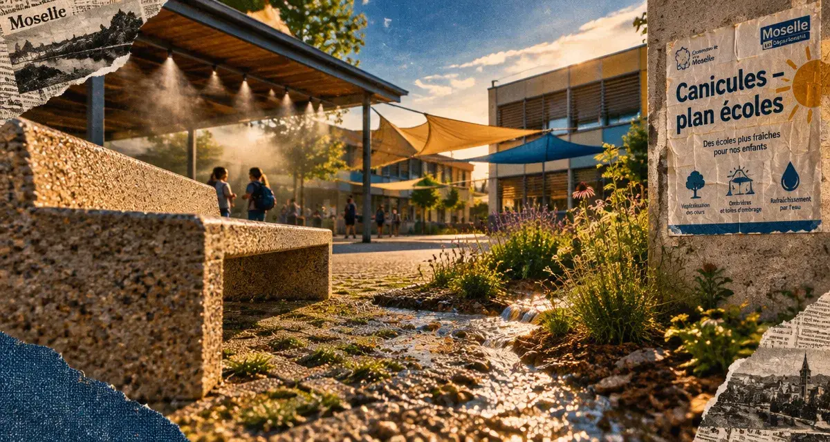Montigny-lès-Metz adapte ses écoles face aux prochaines canicules